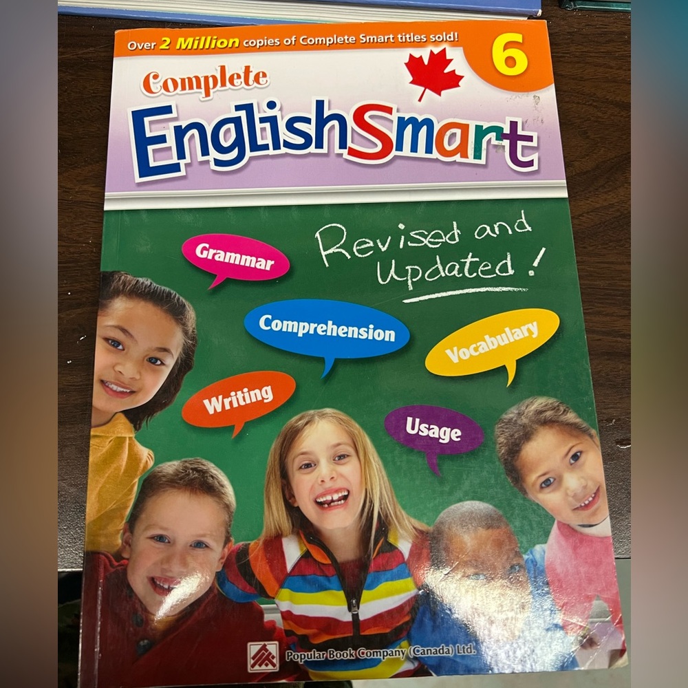 Book Children Kids: English Smart 6 Book Teaching
